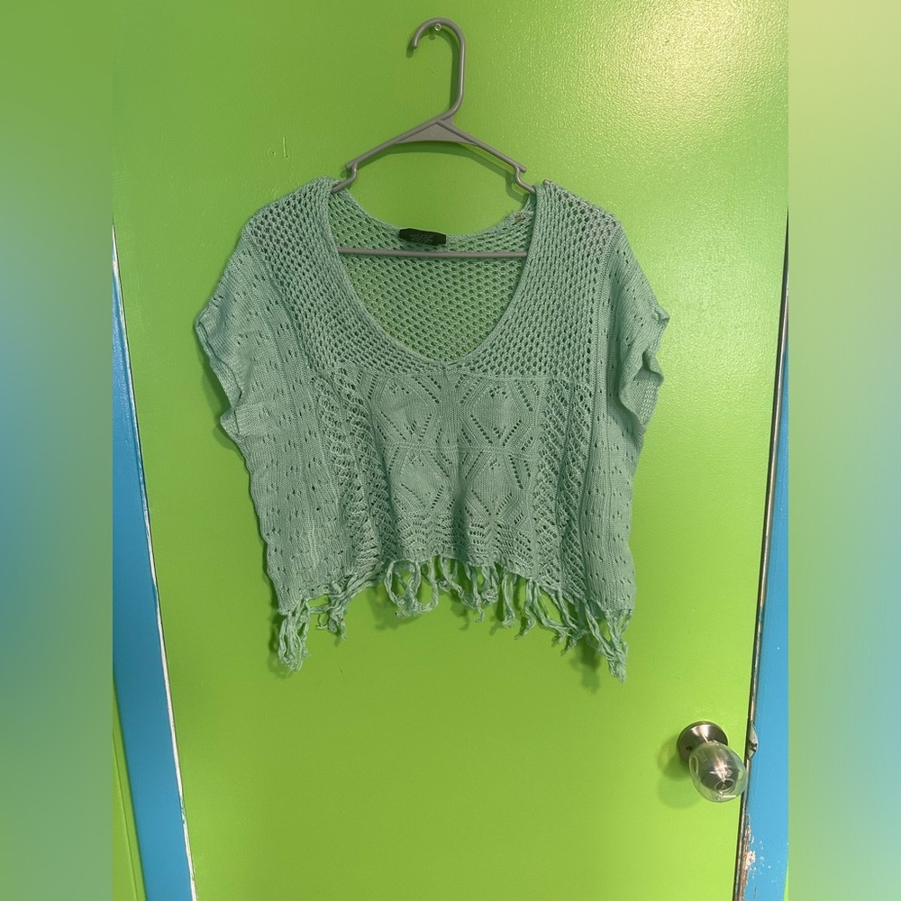 It’s Our Time Medium Crop Lace Top